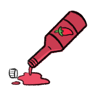 hot sauce spilling