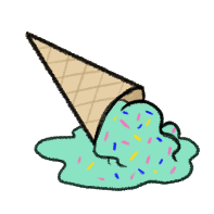 ice cream dropped on carpet