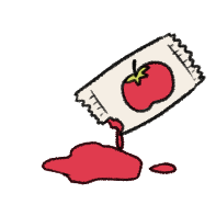ketchup on carpet