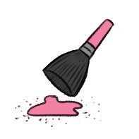 makeup on carpet
