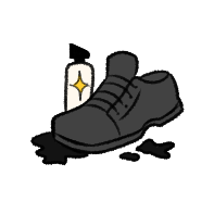 shoe polish on carpet